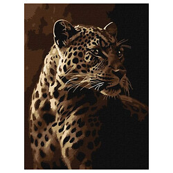 Картина по номерам "Взгляд леопарда", 30х40 см, Ідейка
