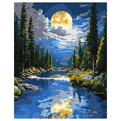 Картина по номерам "Под горным потоком", с красками металлик, 40х50 см, Ідейка