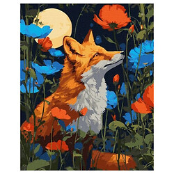 Картина по номерам "Цветы под лапами", 40х50 см, Ідейка