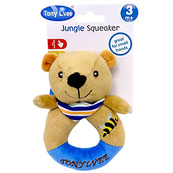 Мягкая игрушка-погремушка "МИШКА", Tony Lvee