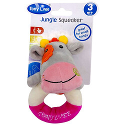 Мягкая игрушка-погремушка "КОРОВКА", Tony Lvee