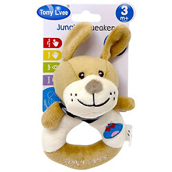 Мягкая игрушка-погремушка "ПЕСИК", Tony Lvee