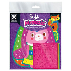 Набор для творчества с плюшевой мозаикой "Зайка и Лиса", Vladi Toys