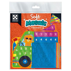 Набор для творчества с плюшевой мозаикой "Транспорт", укр, Vladi Toys