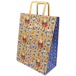 Пакет бумажный с ручками Крафт, 25х15х34 см, Bourgeois