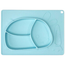 Силиконовая тарелка-коврик "Зая", Mic