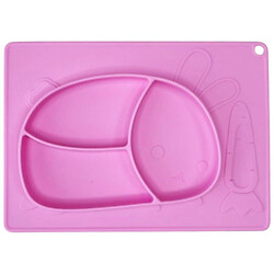 Силиконовая тарелка-коврик "Зая", Mic