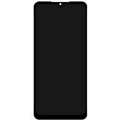 Дисплей (екран) Samsung M225 Galaxy M22, З сенсорним склом, Без рамки, OLED, Чорний