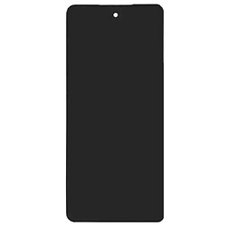 Дисплей (екран) Motorola G06, High quality, З сенсорним склом, Без рамки, Чорний