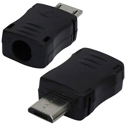Штекер miсro USB (к Samsung) TCOM, под шнур, пластик