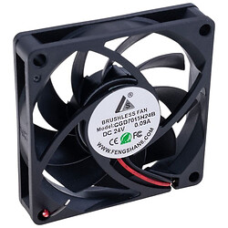 Вентилятор 70x70x15, 24VDC, CGD7015H24B