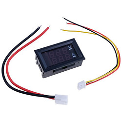 Вольт-амперметр 0.28" DC100V/100A (DSN-VC288) красный/красный