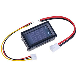 Вольт-амперметр 0.28" DC100V/10A (DSN-VC288) червоний/червоний