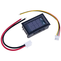 Вольт-амперметр 0.28" DC100V/10A (DSN-VC288) красный/синий