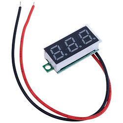 Вольтметр цифровий DC 2.5-30V 0.28" синій, 30x11,7x9,2mm
