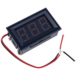 Вольтметр цифровий DC 5-120V 0.56" (зелений)