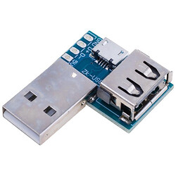Переходник модуль USB-A male/ USB-A female/ microUSB/PCB-4pin