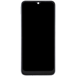 Дисплей (екран) Xiaomi Redmi Note 8t, Original (100%), З сенсорним склом, З рамкою, Срібний