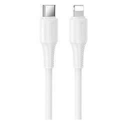 USB кабель Hoco X120 Apple iPhone SE 2022 / iPhone 14 Pro Max / iPhone 14 Plus / iPhone 14 Pro / iPhone 14 / iPhone 13 Pro / iPhone 13 Mini / iPhone 13 / iPhone 13 Pro Max / iPhone 12 Mini / iPhone 12 Pro Max / iPhone 12 Pro, Lightning, 1.0 м., Білий