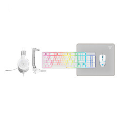 Клавіатура та миша Fantech P51, Білий
