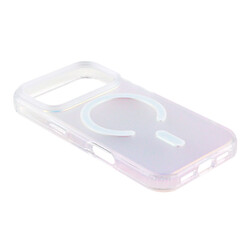 Чехол (накладка) Apple iPhone 17 Pro, IMD Gradient, MagSafe, Прозрачный