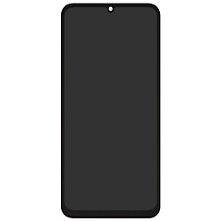 Дисплей (екран) ZTE Blade A35, High quality, З сенсорним склом, З рамкою, Чорний