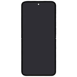 Дисплей (екран) Samsung F761 Z Flip 7 FE, Original (100%), З сенсорним склом, З рамкою, Чорний
