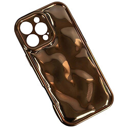 Чехол (накладка) Apple iPhone 15 Pro, Bubble Wavy 3D, Золотой