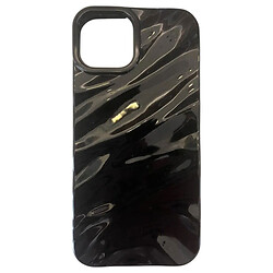 Чехол (накладка) Apple iPhone 17 Pro, Wavy Pattern 3D, Чорний