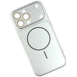 Чехол (накладка) Apple iPhone 17, AG Glass Slim Fit, MagSafe, Серебряный