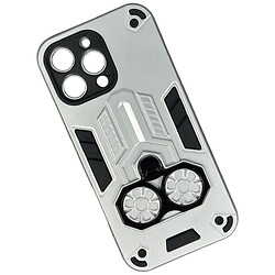 Чехол (накладка) Apple iPhone 13 Pro Max, Armor Shield Ring Holder, Серебряный