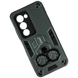 Чехол (накладка) Xiaomi Redmi Note 14, Armor Shield Ring Holder, Khaki, Зеленый