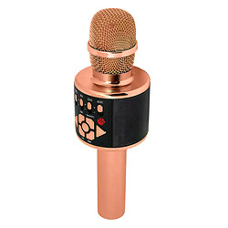 Микрофон-колонка D169, Розовый
