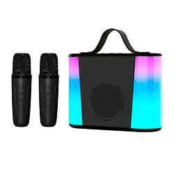 Микрофон-колонка V6, Черный