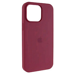 Чохол (накладка) Apple iPhone 17 Pro, Silicone Classic Case, Plum, MagSafe, Бордовий
