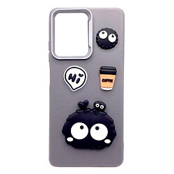 Чехол (накладка) Apple iPhone 17 Air, Epik Leather Toys, Monster, Серый