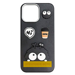Чохол (накладка) Apple iPhone 17 Pro, Epik Leather Toys, Monster, Чорний