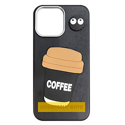 Чохол (накладка) Apple iPhone 17 Pro Max, Epik Leather Toys, Coffee, Чорний