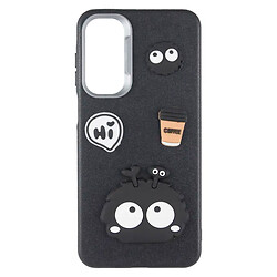 Чохол (накладка) Samsung Galaxy S25 FE, Epik Leather Toys, Monster, Чорний