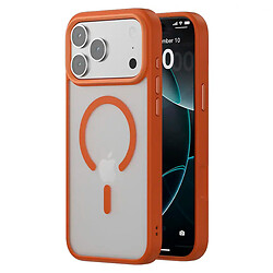 Чохол (накладка) Apple iPhone 17 Pro Max, Epik Metal Buttons Colorful, MagSafe, Помаранчевий