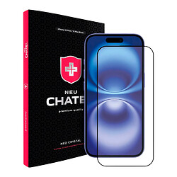 Защитное стекло Apple iPhone 15 Plus, NEU Chatel Corning, Черный