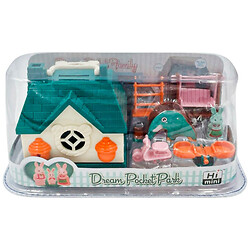 Домик игрушечный с фигурками и аксессуарами