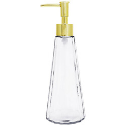 Дозатор для мыла стеклянный ребристый