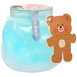 Игрушка-слайм двухцветный в банке Мишка