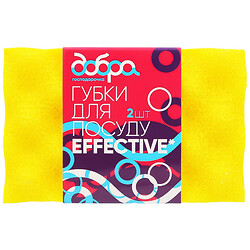 Набор кухонных губок Добрая хозяйка Effective
