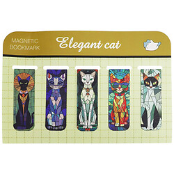 Набор закладок для книг магнитных Кот