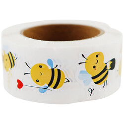 Наклейки детские на бобине Пчелки