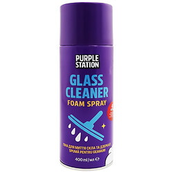 Пена для мытья стекла и зеркал Purple Station спрей 400 мл