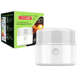 Светильник-ночник LED аккумуляторный EUROLAMP белый 2 Вт 6000 К