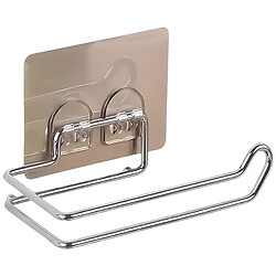 Держатель для туалетной бумаги настенный металлический самоклеющийся